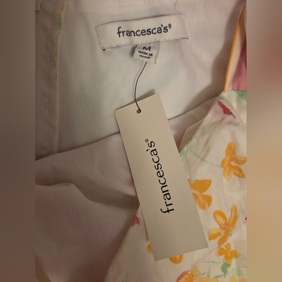 Francesca's Floral Midi Dress NWT. Size M. - Picture 3 of 6